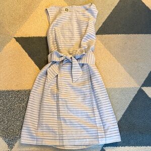 Anne Klein Blue Striped Dress
